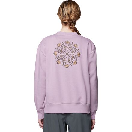Seek Floral Pullover Crew - Women's
