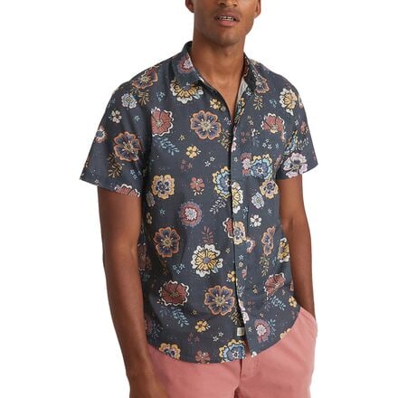 Marine Layer - Floral Print Short-Sleeve Shirt - Men's