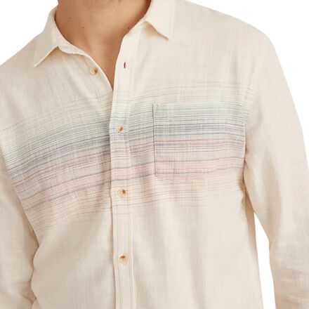 Marine Layer - Placed Chest Baja Stripe Long-Sleeve Shirt - Men's