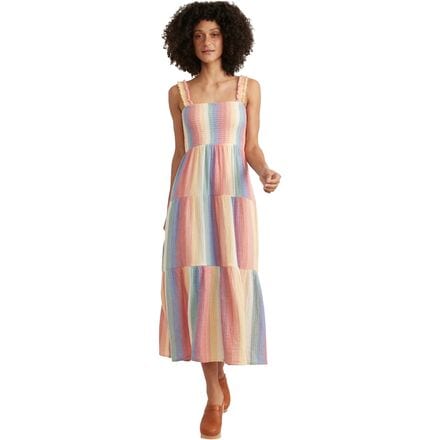 Marine Layer - Selene Maxi Double Cloth Dress - Women's - Multi Stripe