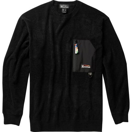 Manastash - Mole Knit Crew Sweatshirt - Men's - Black