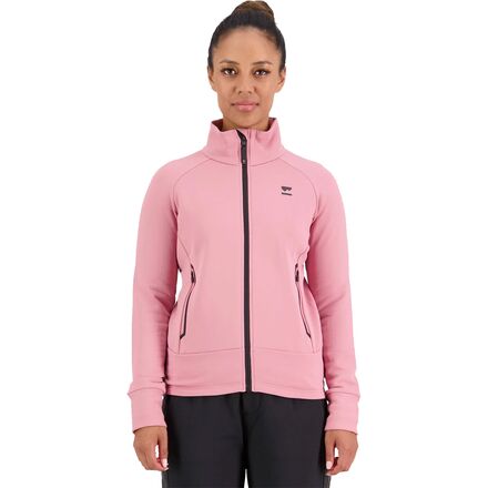 Mons Royale - Nevis Wool Fleece Jacket - Women's - Dusty Pink