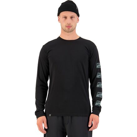 Mons Royale - Icon Long-Sleeve Top - Men's - Black/Graphic
