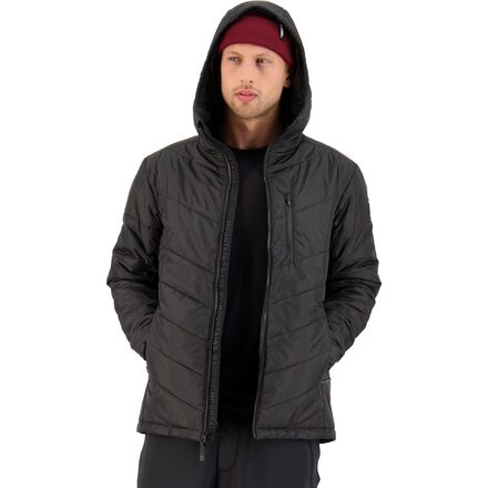 Mons Royale - Nordkette Insulated Hooded Jacket - Men's - Black II