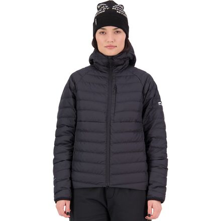 Mons Royale - Atmos Wool x Down Insulation Hooded Jacket - Women's - Black