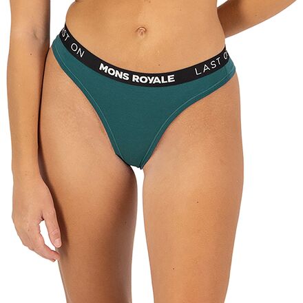 Mons Royale - Stratos Merino Thong - Women's - Abyss