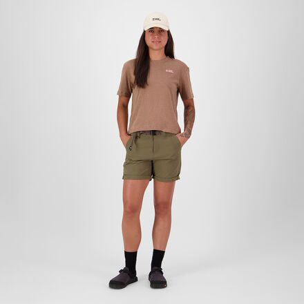 Mons Royale - Yonder Merino Organic Cotton T-Shirt - Women's
