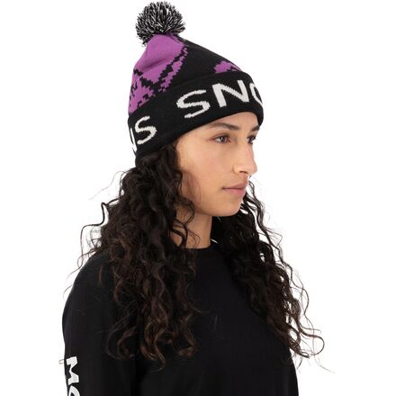 Mons Royale - Mtn Pixel Merino Pom Pom Beanie