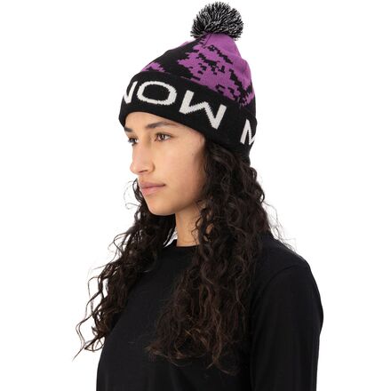 Mons Royale - Mtn Pixel Merino Pom Pom Beanie