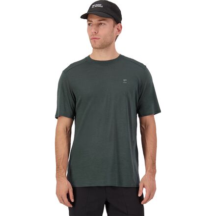 Mons Royale - Aero Ultralight Merino T-Shirt - Men's - Dark Cypress