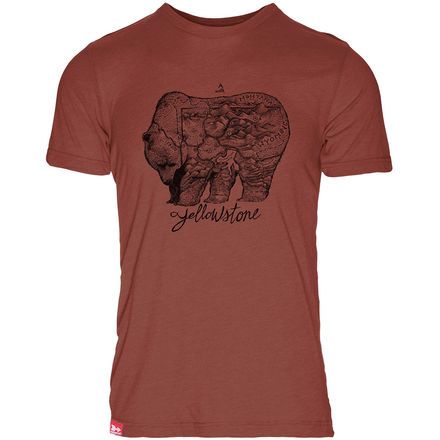 Meridian Line - Yellowstone Grizzly T-Shirt - Men's
