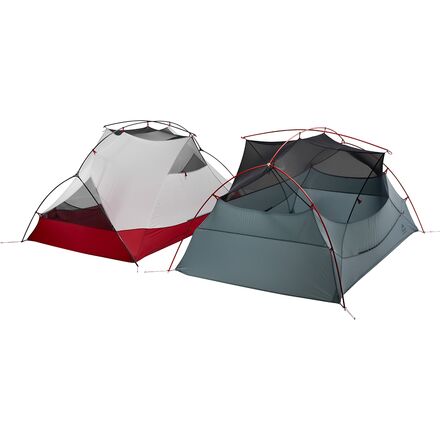 MSR - Hubba Hubba LT Backpacking Tent: 2-Person 3-Season