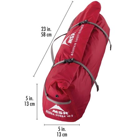 MSR - Hubba Hubba HD Tent: 2-Person 3-Season