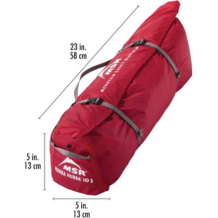 MSR - Hubba Hubba HD Tent: 3-Person 3-Season
