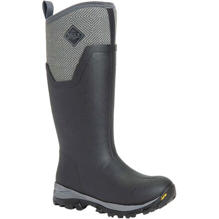 Muck Boots - Arctic Ice Tall AGAT Boot - Women's - Black/Grey Geometric