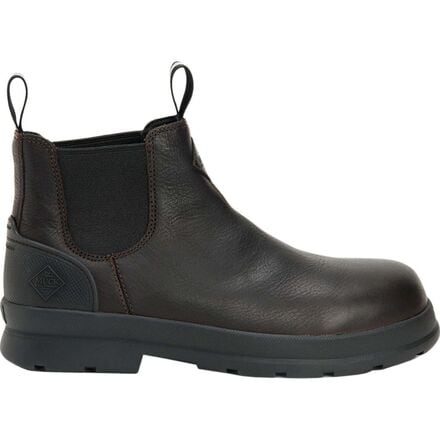 Muck Boots - Chore Farm Leather Chelsea CT Med Boot - Men's - Black Coffee