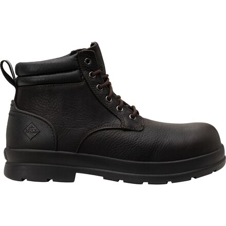 Muck Boots - Chore Farm Leather Lace CT Med Boot - Men's - Black Coffee