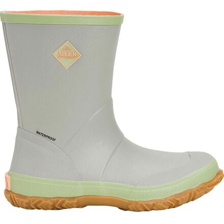 Muck Boots - Forager Mid Boot - Women's - Light Gray/Resida Green