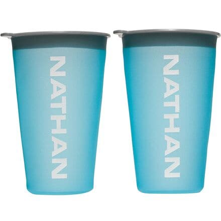 Nathan - Reuseable Race Day Cup - 2-Pack - Blue Me Away/White