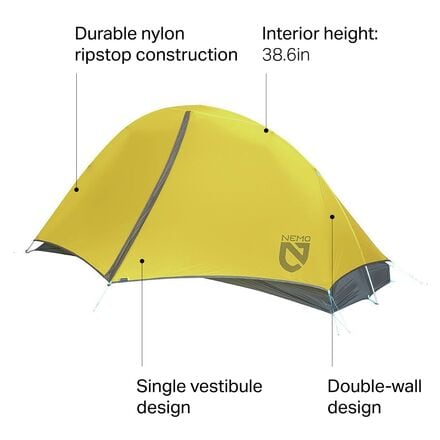 NEMO Equipment Inc. - Hornet Elite 1P Tent: 1-Person 3-Season