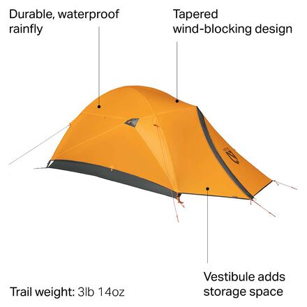 NEMO Equipment Inc. - Kunai 2P Tent: 2-Person 4-Season