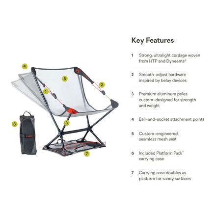 NEMO Equipment Inc. - Moonlite Elite Reclining Camp Chair