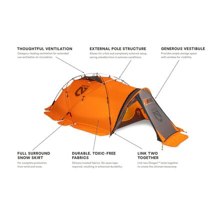 NEMO Equipment Inc. - Chogori Mountaineering Tent: 2-Person 4-Season