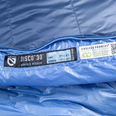 NEMO Equipment Inc. - Disco Endless Promise Sleeping Bag: 30F Down - Women's