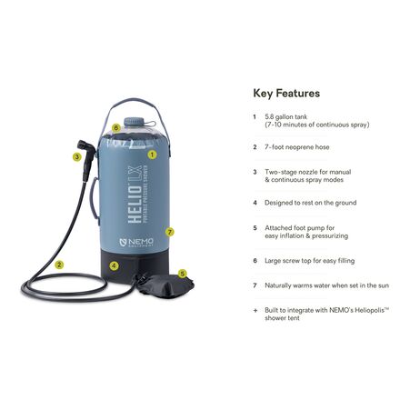 NEMO Equipment Inc. - Helio LX Pressure Shower