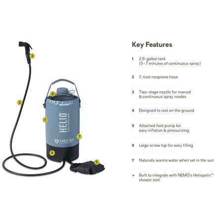 NEMO Equipment Inc. - Helio Pressure Shower