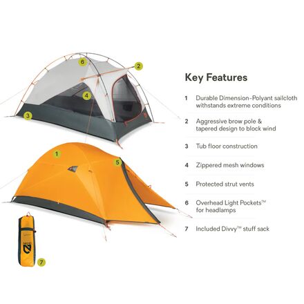 NEMO Equipment Inc. - Kunai Tent: 2-Person 4-Season