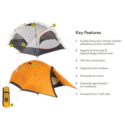 NEMO Equipment Inc. - Kunai Tent: 3-Person 4-Season