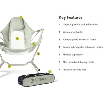 NEMO Equipment Inc. - Stargaze Reclining Camp Chair