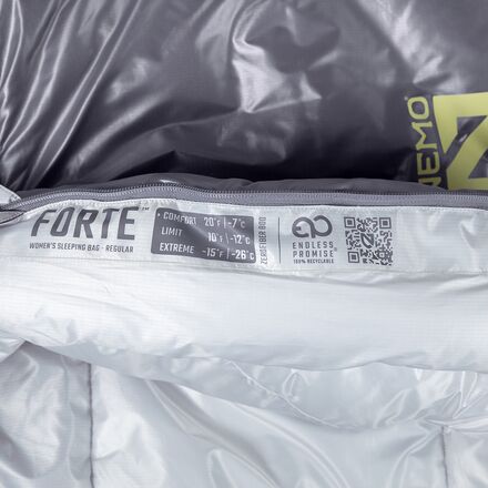 NEMO Equipment Inc. - Forte Endless Promise Sleeping Bag: 20 Deg  - Women's