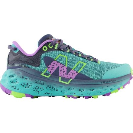 New Balance - Fresh Foam X More v2 Trail Running Shoe - Women's - Cyber Jade/Electric Purple