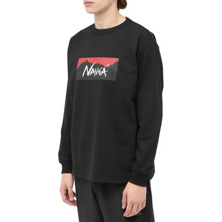Nanga - Eco Hybrid Box Logo Long-Sleeve T-Shirt - Men's - Black