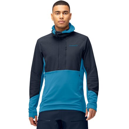 Norrona - Lofoten Thermal Pro Hooded Jacket - Men's - Hawaiian Surf/Indigo Night