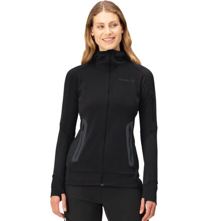 Norrona - Falketind Power Grid Hooded Jacket - Women's - Caviar