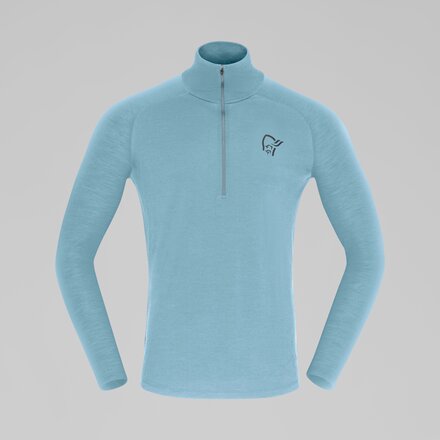 Norrona - Femund PureUll Zip Neck Top - Men's