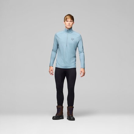 Norrona - Femund PureUll Zip Neck Top - Men's