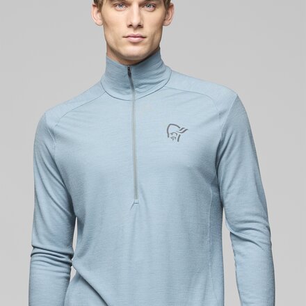 Norrona - Femund PureUll Zip Neck Top - Men's