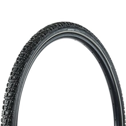45NRTH - Gravdal Studded Wire Bead Gravel Clincher Tire - Black, 33tpi, 252 Steel Carbide Studs