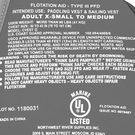 NRS - cVest Type III Personal Flotation Device