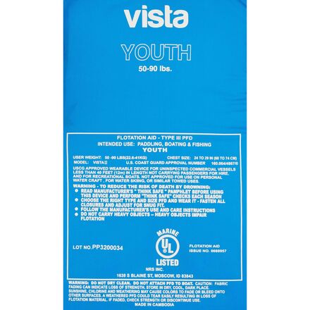 NRS - Vista Personal Flotation Device - Kids'