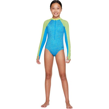 Nike Swim - Long-Sleeve One-Piece Swim Suit - Girls'