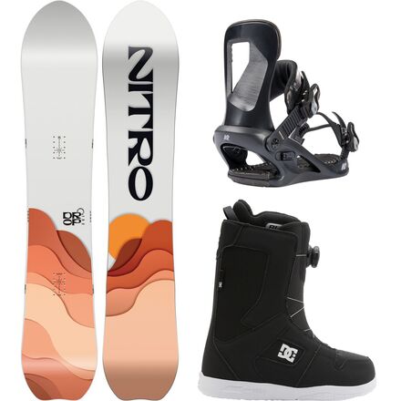 Drop Snowboard + Bedford Binding + Phase BOA Boot - Women's