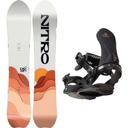 Drop Snowboard + Arbor Sequoia Binding - Women's