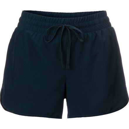 90 Degrees - 2 In 1 Woven Running Shorts - Women's - Spring Teal