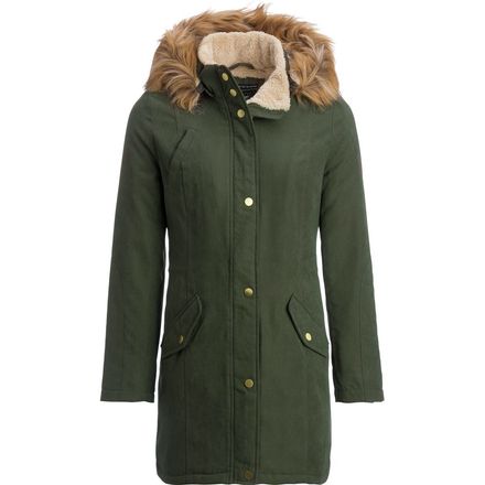 Noize - Faux Fur Trim Parka - Women's 
