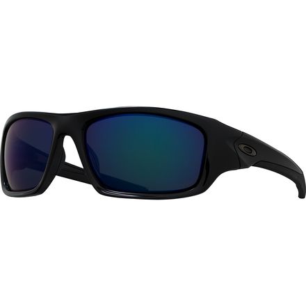 Oakley - Valve Angling Polarized Sunglasses - Polished Black/Deep Blue Polar